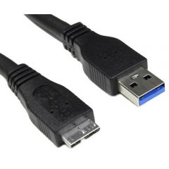 Kabel USB 3.0 A-microB 1.8m AK-USB-13