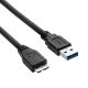 Dodatna slika Kabel USB 3.0 A-microB 0.5m AK-USB-26