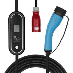 Kabel za električne automobile AK-EC-22 CEE 5pin / Type2 LCD 3-fazni 32A 22kW 5m