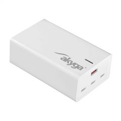 Punjač AK-CH-25 USB-A + 3x USB-C PD 5-28V / max. 5A 140W Quick Charge 3.0 GaN