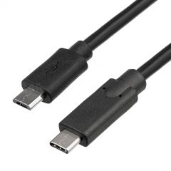 Kabel microUSB / USB type C 1.0m AK-USB-16