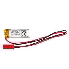 Li-Po baterija LP401520 Akyga AKY0476 3.7V / 70mAh PCM JST 2-pinski konektor 150 mm