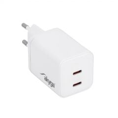 USB Punjač AK-CH-29 2x USB-C PD 5-20V / max. 3A 45W Quick Charge 3.0 GaN