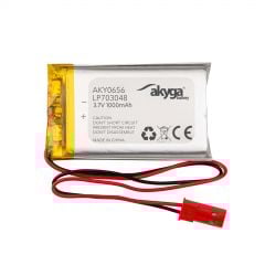 Li-Po baterija LP703048 Akyga AKY0656 3.7V / 1000mAh PCM JST 2-pinski konektor 150 mm