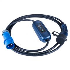 Kabel za električne automobile AK-EC-14 CEE 3-pin / Type2 LCD 1-fazni 32A 7.2kW 5m