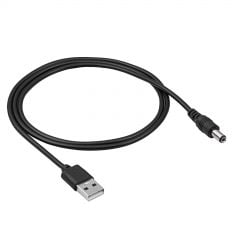 USB - DC 5,5 x 2,1 mm kabel AK-DC-01