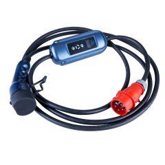 Kabel za električne automobile AK-EC-12 CEE 5pin / Type2 LCD 3-fazni 16A 11kW 5m