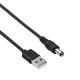 Dodatna slika USB - DC 5,5 x 2,1 mm kabel AK-DC-01