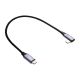 Glavna slika Kut Kabel USB type C / USB type C 30cm AK-USB-53 60W Mesh