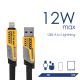 Dodatna slika Kabel USB A + USB type C / USB type C + Lightning 1m AK-USB-57 65W